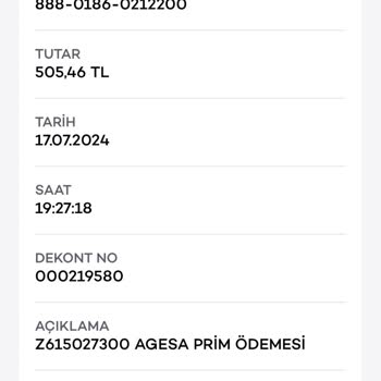 Kredi Çektim Otomatik Agesa Prim Ödemesi Aldı