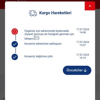 Aras Kargo Kuryesinin Canı İstemeyince Kargoyu Bırakmaması