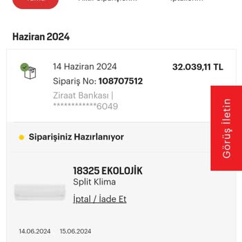 Arçelik'ten 33 Gün Önce Aldığım Ürünü Göndermiyor.