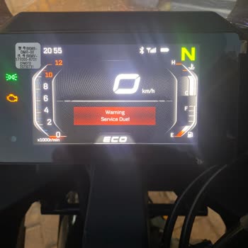 CFMOTO 250sr Warning Service Duo Sorunu