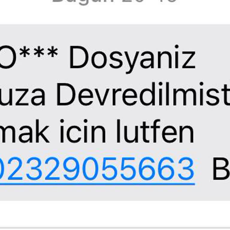 0232 905 53 68 Hukuk Bürosu Mesajı