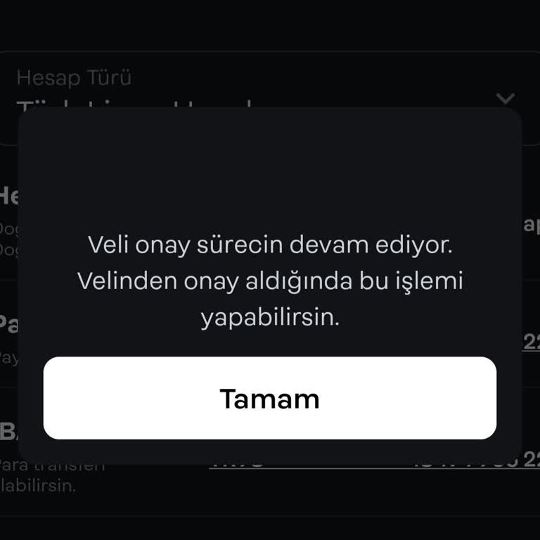 Papara Veli Onayı Kaldırma!