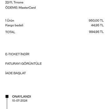 Massimo Dutti Siparişimden Haber Yok