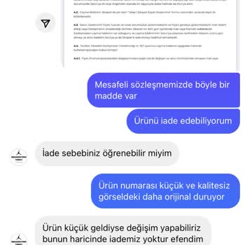 Sneakersfromturkey Ürün İade Reddi