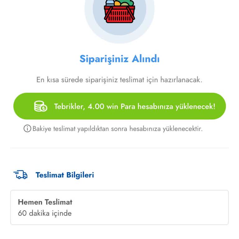 Sipariş Getirmeyen Cepte Şok