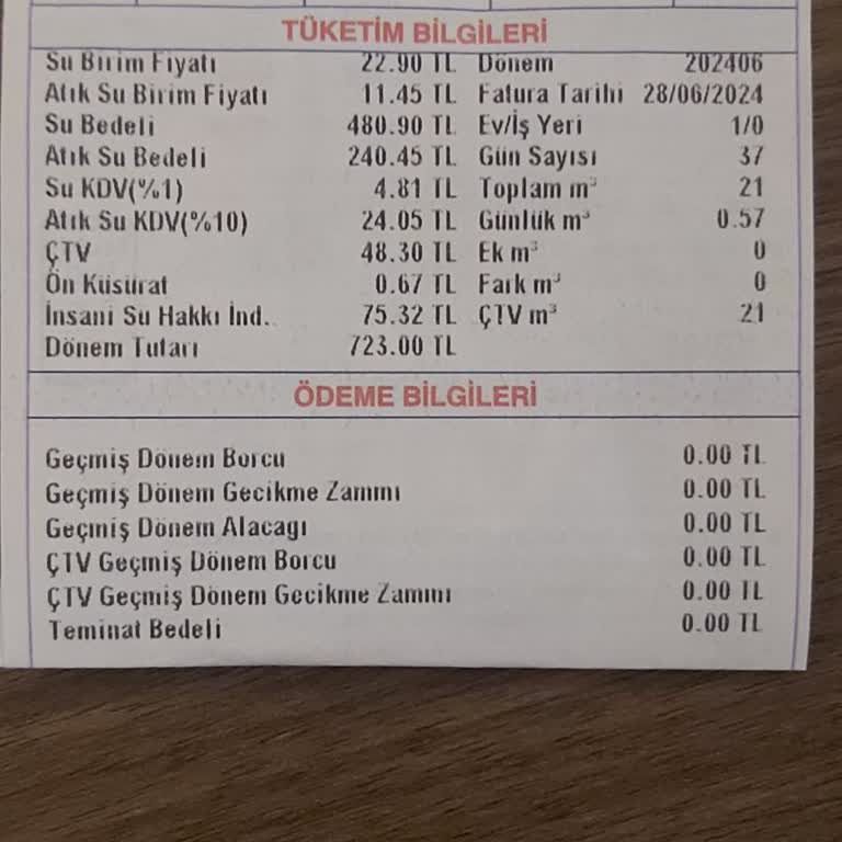 İSKİ Sayaç Gün Sayısından Dolayı Yüksek Gelen Fatura