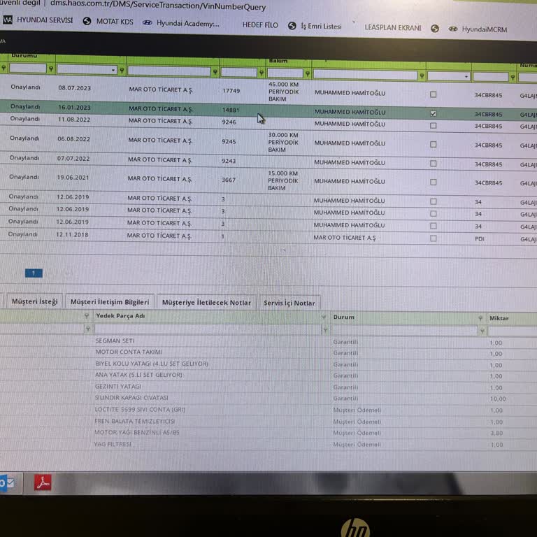 Hyundai Mar Yetkili Servisi Yaptıkları İşin Arkasında Durmamaları