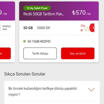Vodafone Fahiş Fiyat Artışı