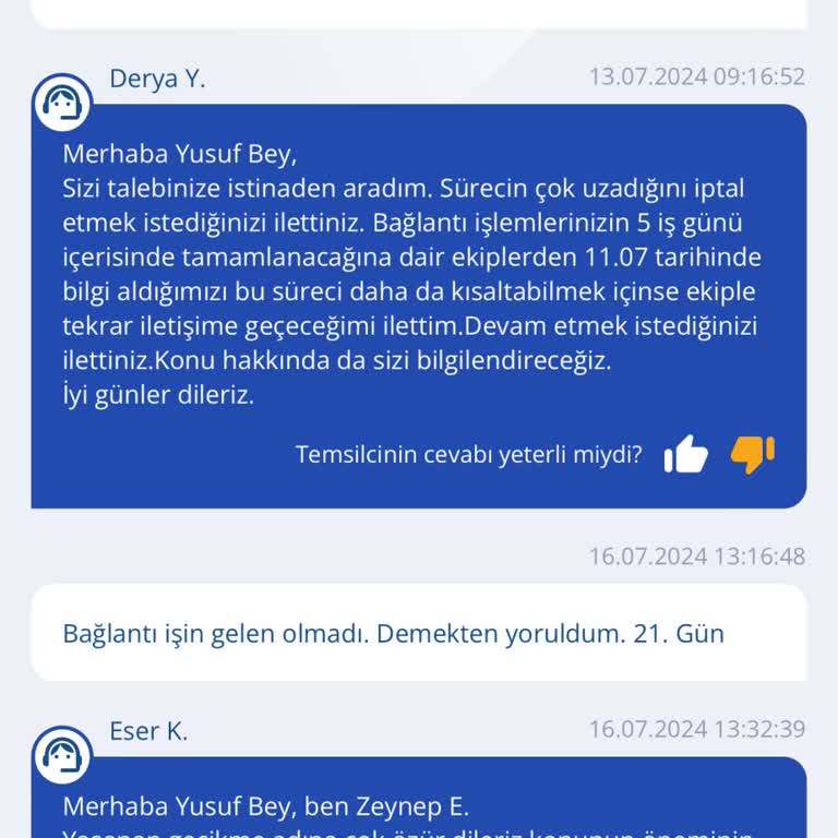 TurkNet 22 Gün Oldu İnternetimi Bağlamadı.