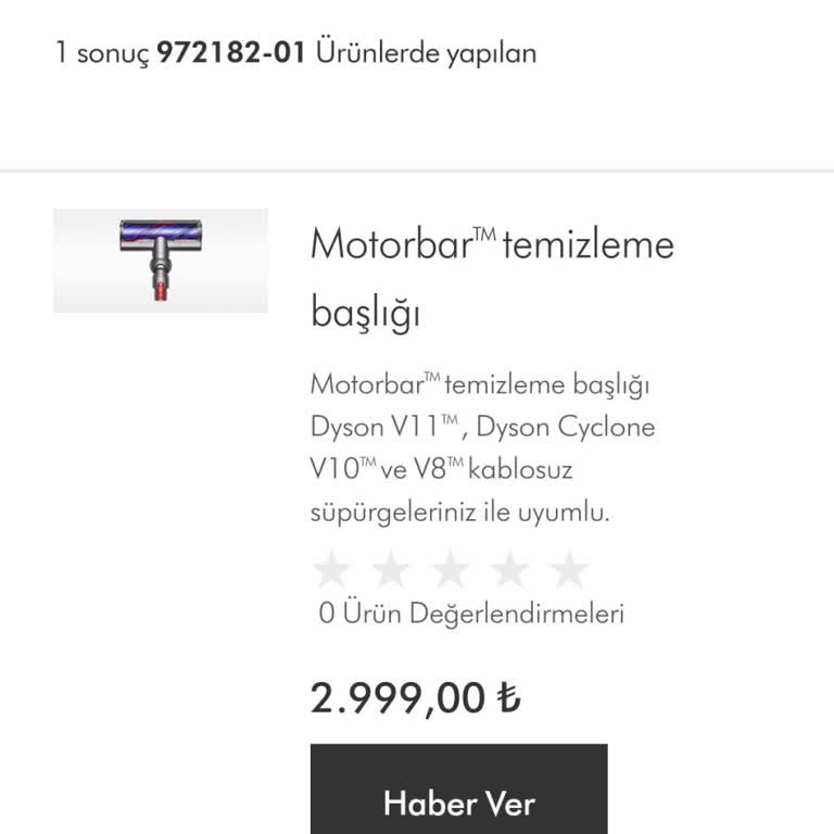 Dyson Bir Yıldır Sorunlu Parça Değişimi İçin Stok Güncellemiyor