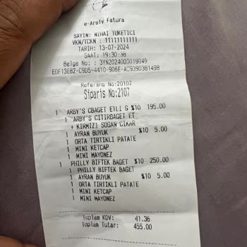 Arbys Fazla Para Alma