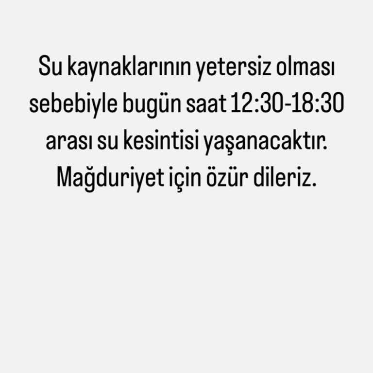 Gerze Belediyesi Sürekli Su Kesintileriyle Mağdur Ediliyoruz