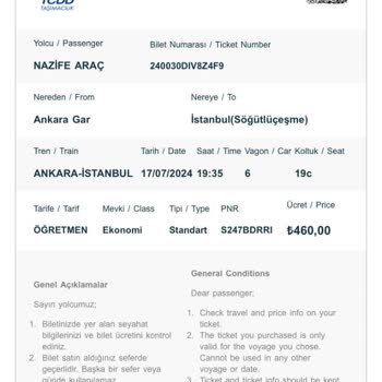 TCDD Hızlı Trende Klima Sorunu Var