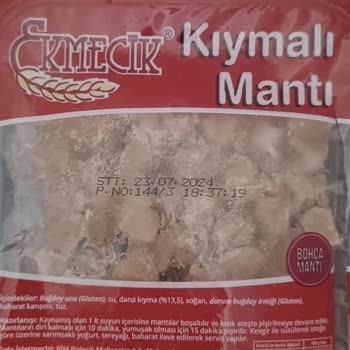 Başak Gıda Ekmecik Dondurucuda Duran Mantı Küflenmiş
