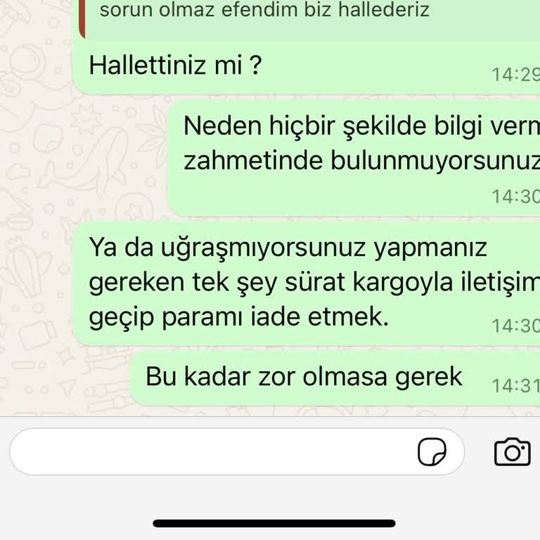 Hepsi Moda Paramı İade Etmiyor