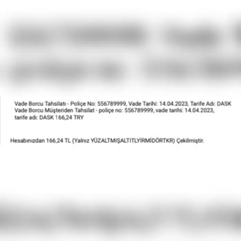 TOKİ'den Çekilen Haksız DASK Sigortası Ücreti