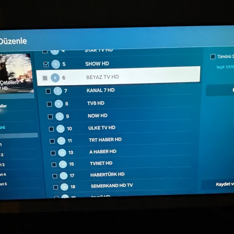 Samsung TV'imde Kanal Taşıma Yapılamıyor!