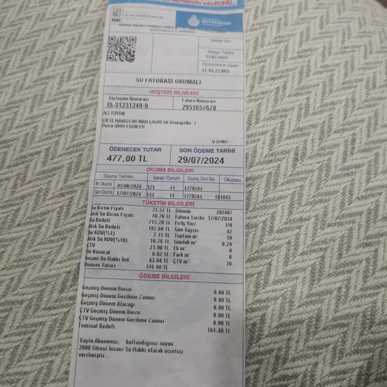 İSKİ Teminat Bedeli