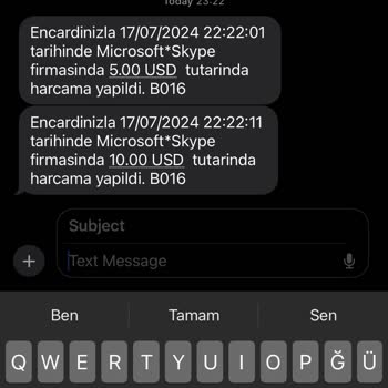 Enpara Banka Kartımdan Bilgim Dışında Yapılan İşlemler