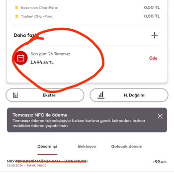 Akbank Taksit Borç Tekrarlama Tekrar Yansıma