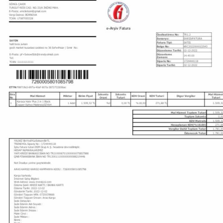 Karaca Züccaciye Karaca Markası Üründen Uzak Durum