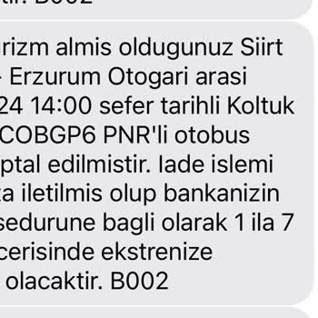 Obilet Bilet Ücreti İadesi