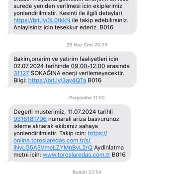 Enerjisa Toroslar Dağıtım=elektriksiz Hayat