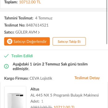 Trendyol & Arçelik & Altus Müşteri Memnuniyetsizliği!