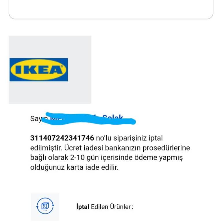 IKEA Online Alışveriş Yatak Stok Hatası Mağduriyeti