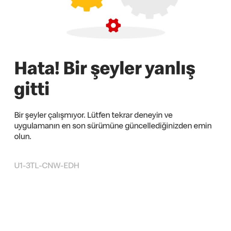 McDonald's Hata! Bir Şeyler Yanlış Gitti Sorunu