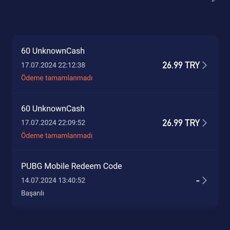 Midasbuy Şikayeti İade Talebi