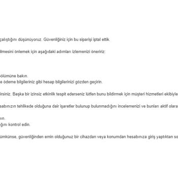 Amazon.com.tr 1 Haftayı Geçti Sipariş Vermiyorum Nasıl Firma?