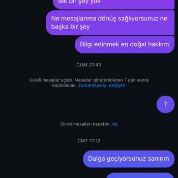 By Gamze Yavuz Sipariş Durumu Ve İletişim Sorunları