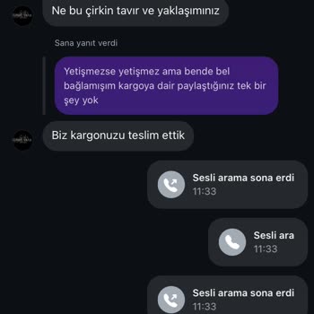 By Gamze Yavuz Sipariş Durumu Ve İletişim Sorunları