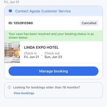 Agoda isn't Refunding Me !!