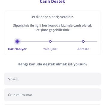 Getir Siparişimi Getirmiyor Canlı Destek Cevap Vermiyor