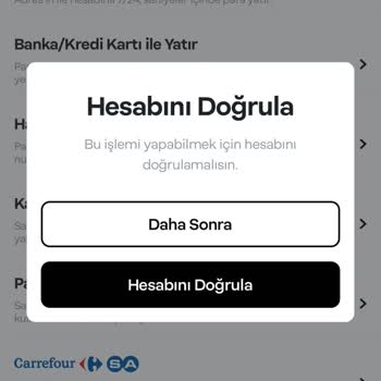 Papara Hesabın Doğrulamasının Olmaması