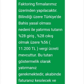 Matbet Güvenilirliği Azalan Bir Site Hakkında Uyarı