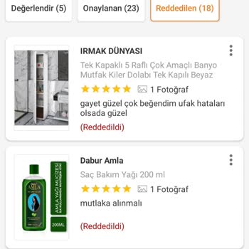 Trendyol Yorum Kabul Etmiyor Direkt Reddediliyor
