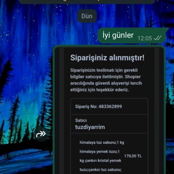 Tuz Diyarım Ulaşılamayan Ve Ürünü Göndermeyen Satıcı