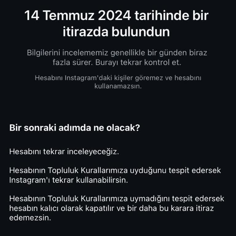 Instagram Hesabım Açılmıyor