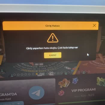 Casibom Sisteme Girişte Yaşanan Talep Hatası
