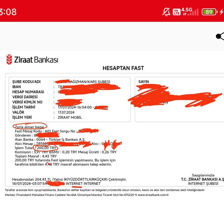 Aras Turizm Ekstra Bagaj Ücreti