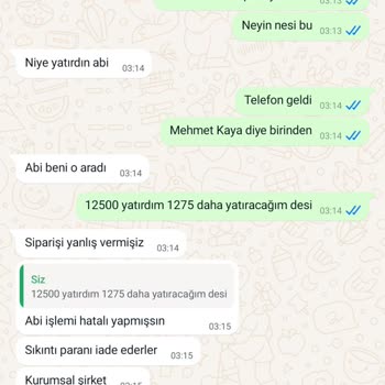 Sahibinden Benden 2 Kere Para Alındı