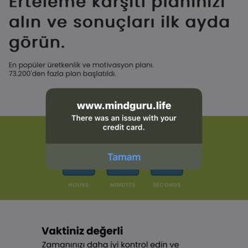 Mindguru Ödeme Hatası Verdiği Halde Ücret Kesintisi