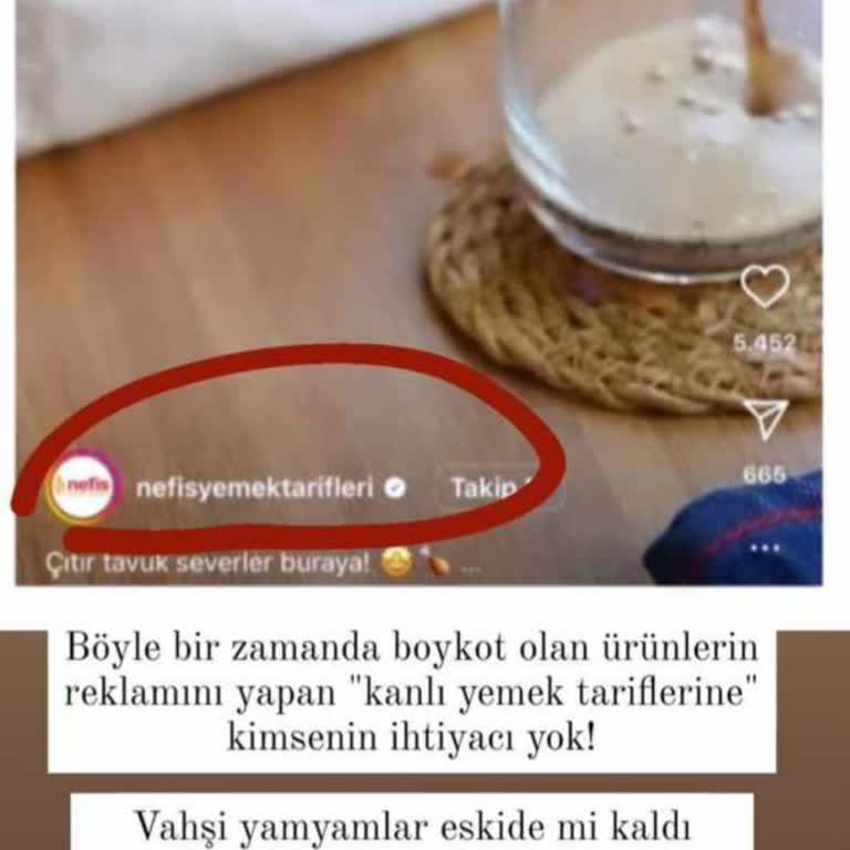 Nefis Yemek Tarifleri Boykot Ürünü Pepsi'nin Reklamını Yapıyor