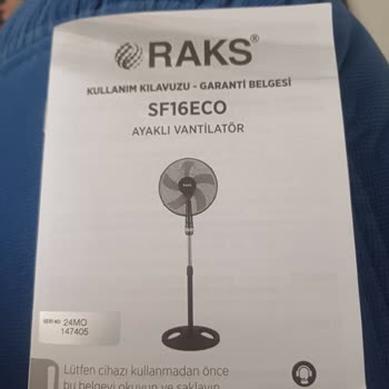 Raks Pervane Hatalı İmalat Edilmiş.