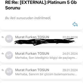 Turkcell Platinum Black 30 GB Haklarımı Vermediler Parasını Alıyorlar