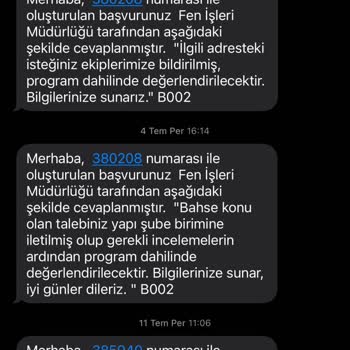 Şikayet Ve İstek Keçiören Belediyesi