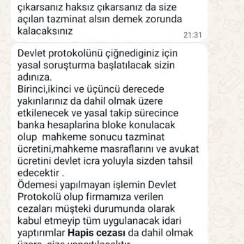 Saldos Anonim Şirketi Şikayeti